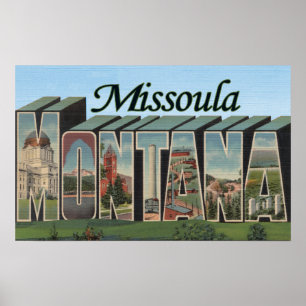 Poster Missoula, Montana