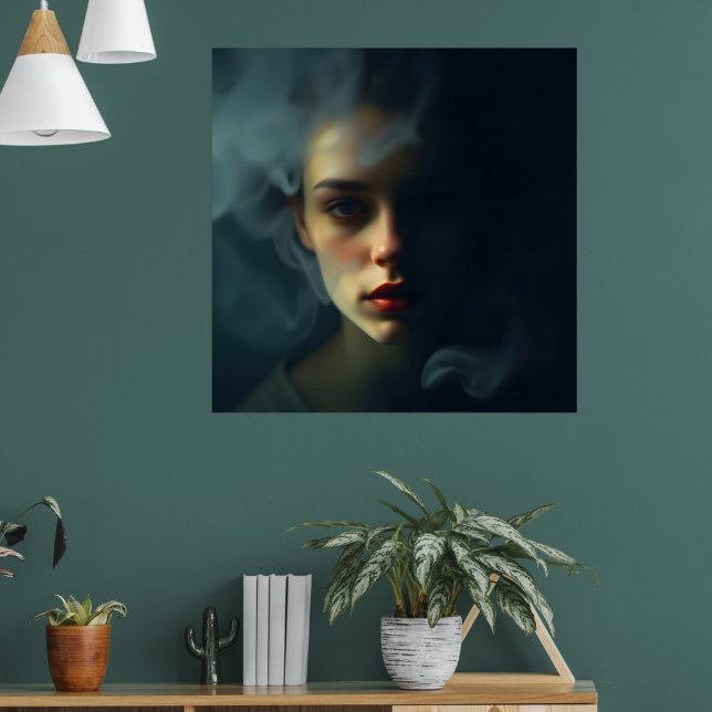 Poster “Mist of Melinoë” – A Spectral Portrait (Salon 1)