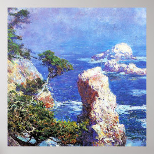 Poster Mist over Point Lobos, art de Guy Rose