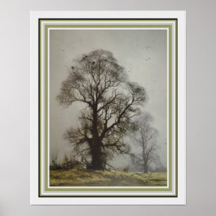 Poster Misty Morn par David Shephard 16 x 20
