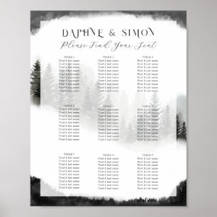 Poster Misty Mountain Mariage