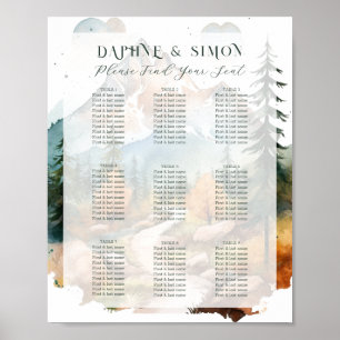 Poster Misty Mountain Mariage
