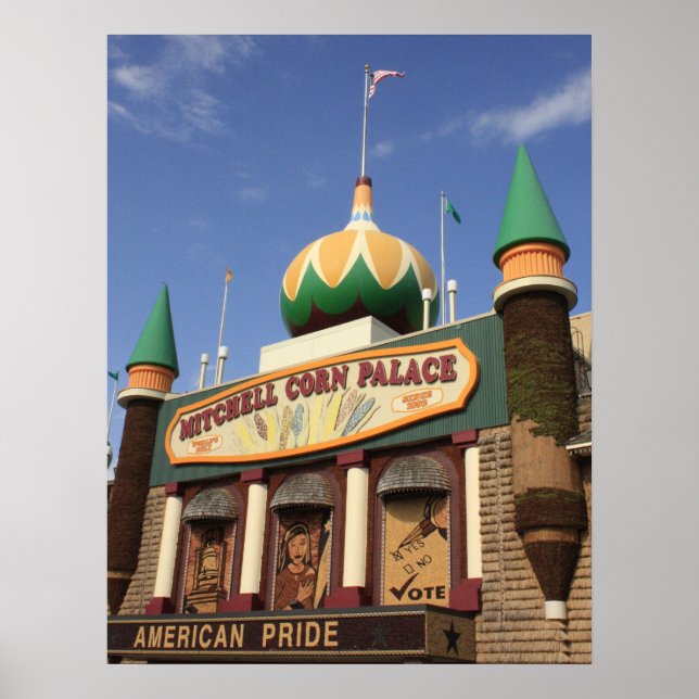 Poster Mitchell Corn Palace (Devant)