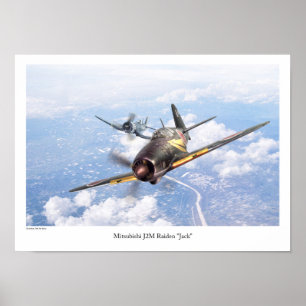 Poster Mitsubishi J2M Raiden "Jack"