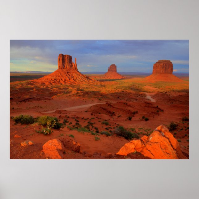 Poster Mittens, Vallée du Monument, AZ (Devant)
