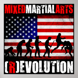 Poster MIXED MARTIAL ART - Evolution (Révolution) Graphiq