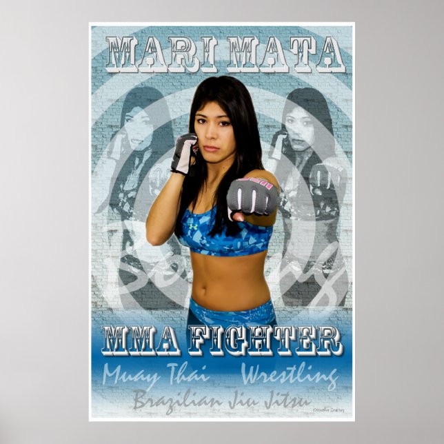 Poster MIXED MARTIAL ART Mari Mata (Devant)