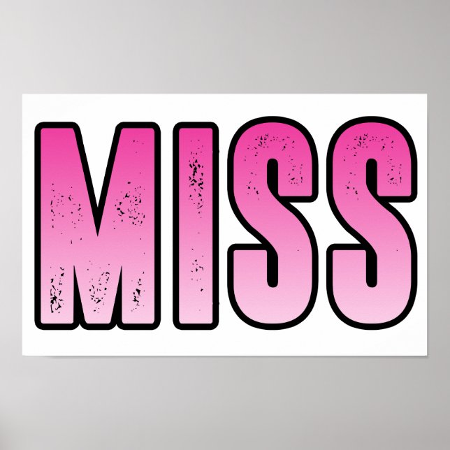 Poster Mlle (Devant)
