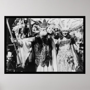 Poster Mlle Amérique et Neptune 1922