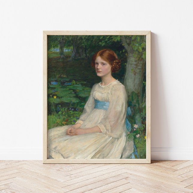 Poster Mlle Betty Pollock | John William Waterhouse (Créateur téléchargé)