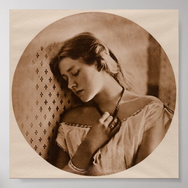 Poster Mlle Ellen Terry, Julia Margaret Cameron (Devant)