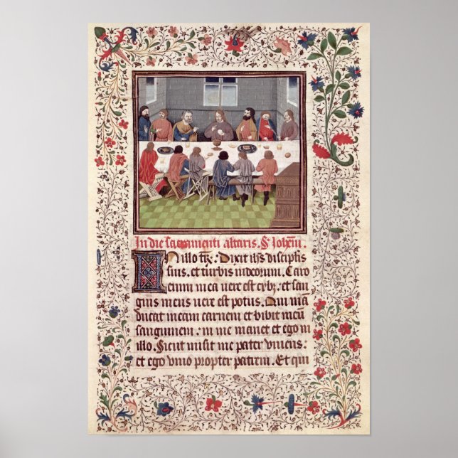 Poster Mme 370 fol.184 La Dernière soupe (Devant)