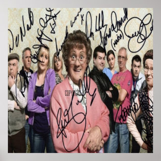 Poster mme browns boys signed