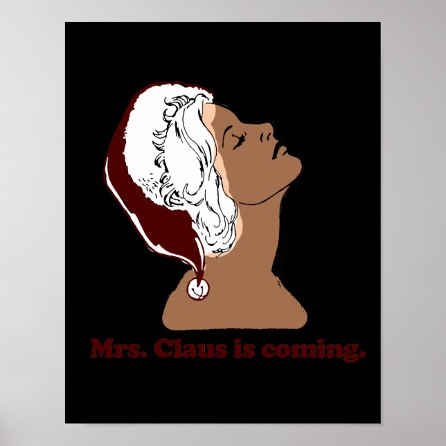 Poster Mme Claus arrive (Devant)