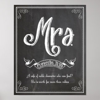 Poster Mme de la série M et Mme