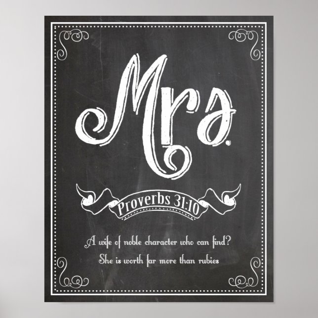 Poster Mme de la série M et Mme (Devant)