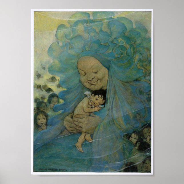 Poster Mme Doasyouwouldbedoneby and Water babies, 1916 (Devant)