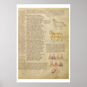 Poster Mme Italien 87 fol.171 Page illustrant l'astrologi