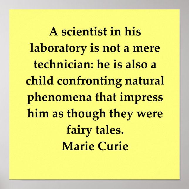 Poster mme marie curie (Devant)