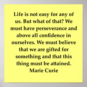 Poster mme marie curie
