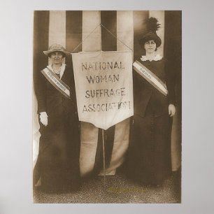 Poster Mme McCormick de suffragettes et Mme Parker