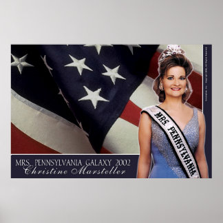 Poster Mme Pennsylvania Galaxy 2002 - lt. Bleu - 2