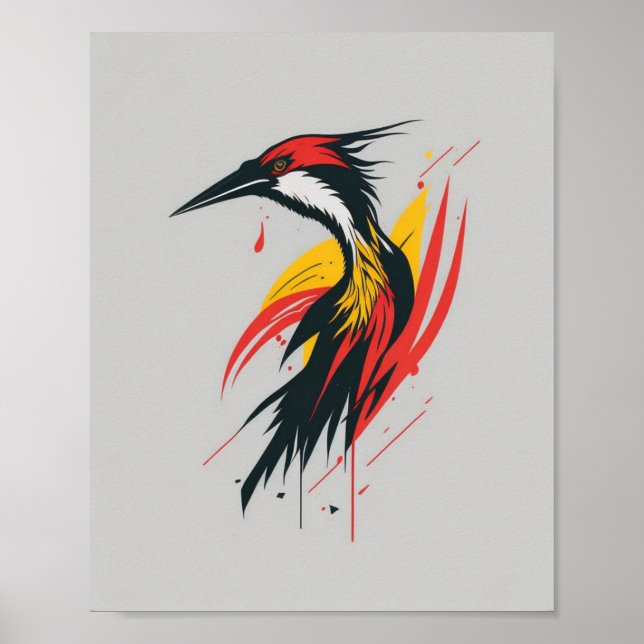 Poster Mmime coloré (Devant)