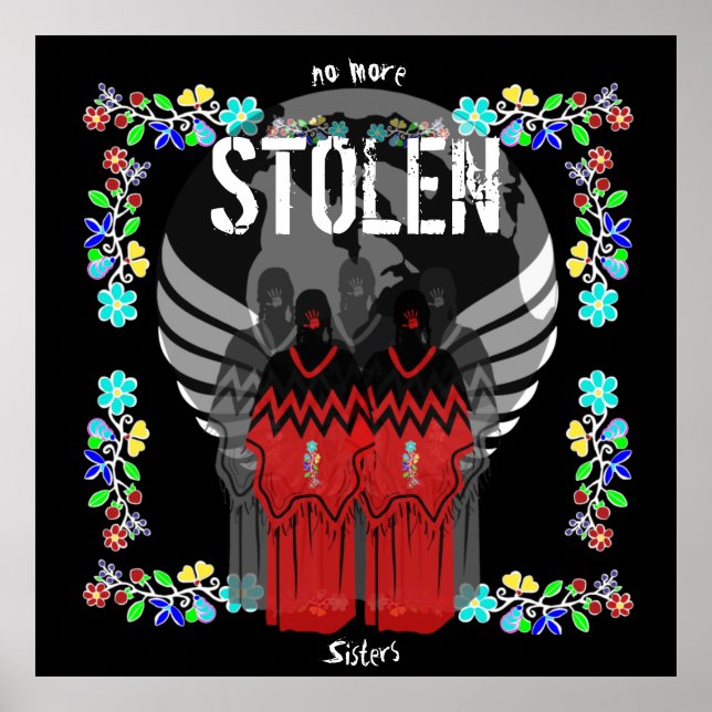Poster MMIW Plus de soeurs volées (Devant)