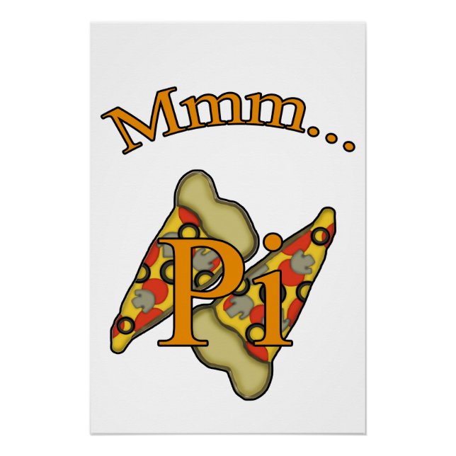 Poster Mmm...Pi (Devant)
