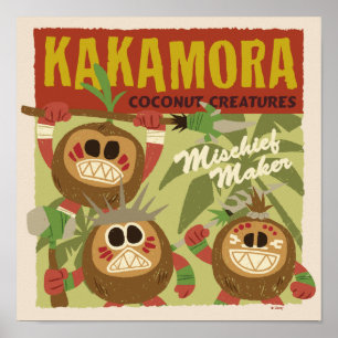 Poster Moana   Kakamora - Créatures de noix de coco