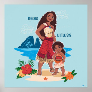 Poster Moana & Simea : Big Sis Little Sis