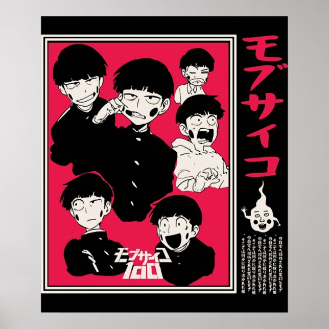 Poster Mob Psycho 100 Anime et manga (Devant)