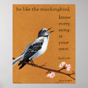 Poster Mockingbird "Sachez que chaque chanson est à vous.