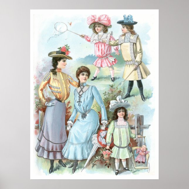 Poster Mode des années 1900 (Devant)