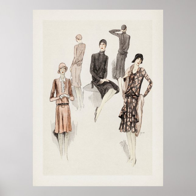 Poster Mode féminine (Devant)