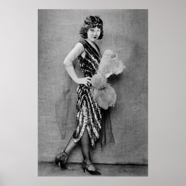Poster Mode Flapper des années 1920 (Devant)