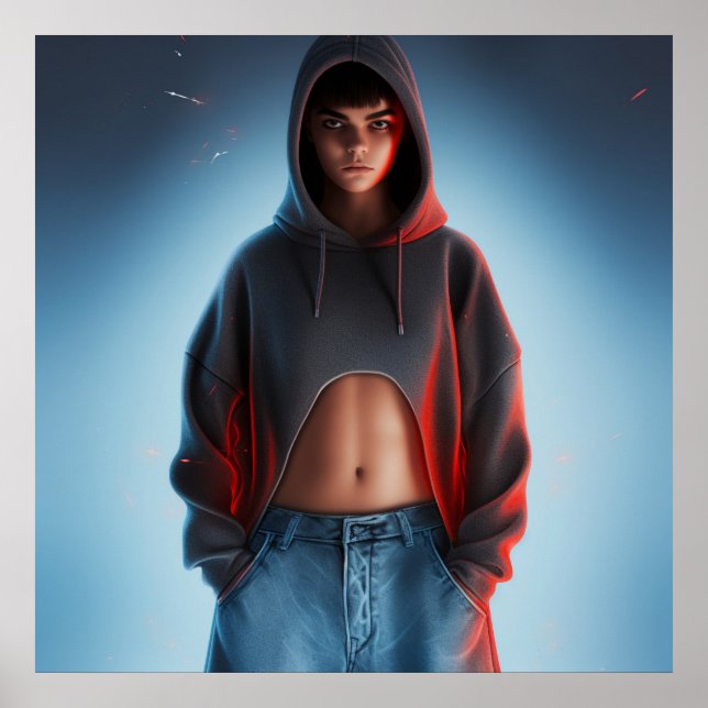 Poster Mode Jeans (Front)