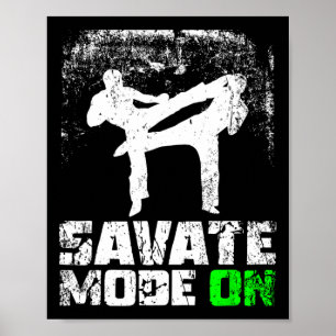 Poster Mode Savate activé 