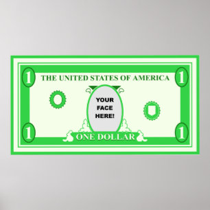 Poster Modèle américain de dollars