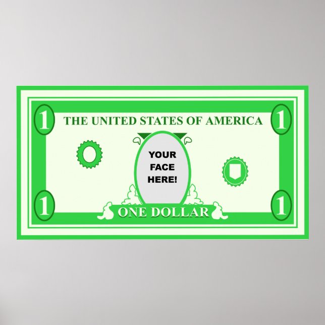 Poster Modèle américain de dollars (Devant)