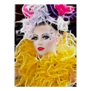 Poster modèle Bella Fashionista