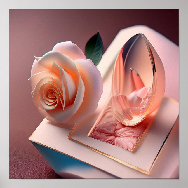 Poster Modèle d'affiche d'art (Matte / Carré) (Devant)