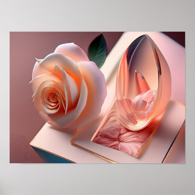 Poster Modèle d'affiche d'art (Matte / Horizontal) (Devant)