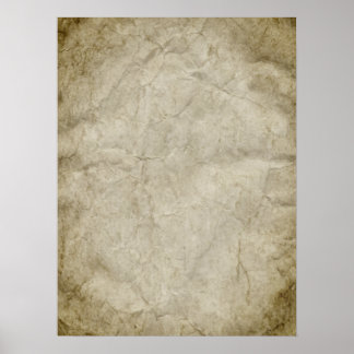 Poster Modèle d'affiche en papier parchemin de fond