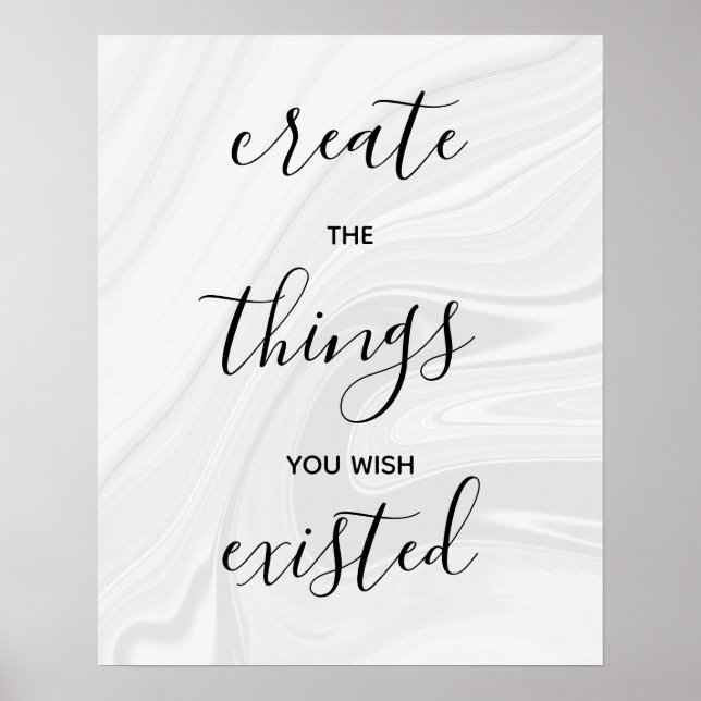 Poster Modèle de devis motivationnel (Devant)