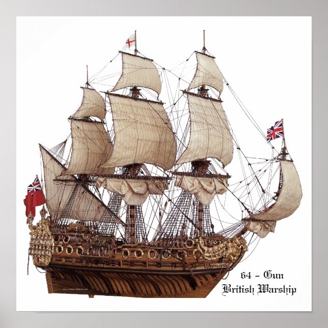 Poster Modèle De Guerre Britannique Du 17E Siècle (Devant)