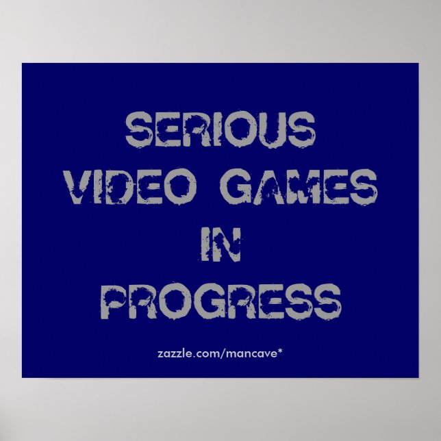 Poster Modèle de l'affiche des jeux vidéo (Devant)