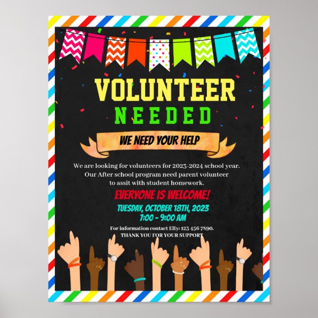 Poster Modèle de l'école de recrutement (Devant)
