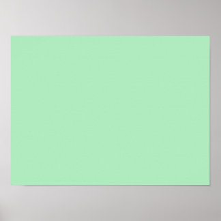 Poster Modèle de tendance couleur de la Monnaie verte 201