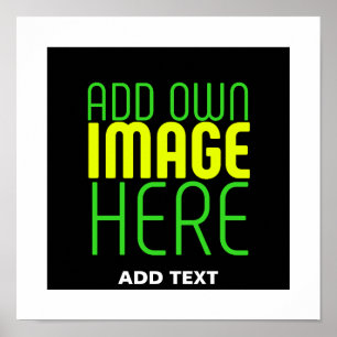 POSTER MODELE DE TEXTE D'IMAGE NOIRE SIMPLE ET MODIFIABLE